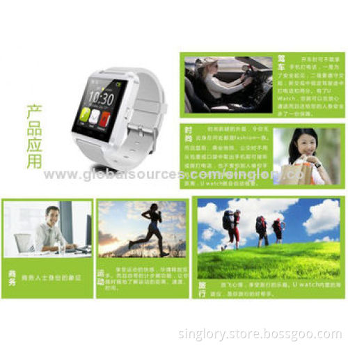 1.55-inch Smart Watch Phones with 512MB RAM/4GB ROM, Sync Incoming Call, Message and Count Steps